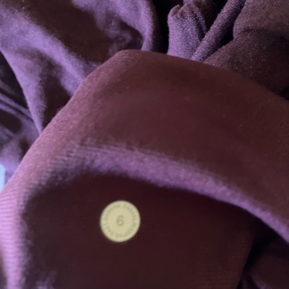 EUC Lululemon Ready To Fleece High Rise Jogger, Sz 6, Heathered Cassis - Picture 8 of 9